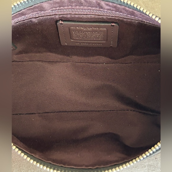 COACH Charlotte Signature C Rose Print Coated Canvas 2-Way Shoulder/Cros… - Picture 5 of 8